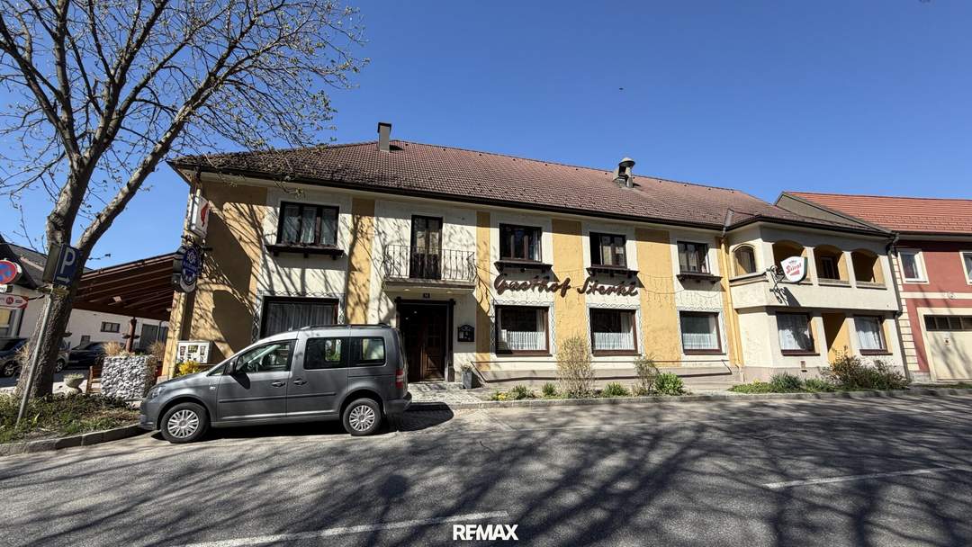 Gastroimmobilie mit Wohnbereich und großem Entwicklungspotenzial