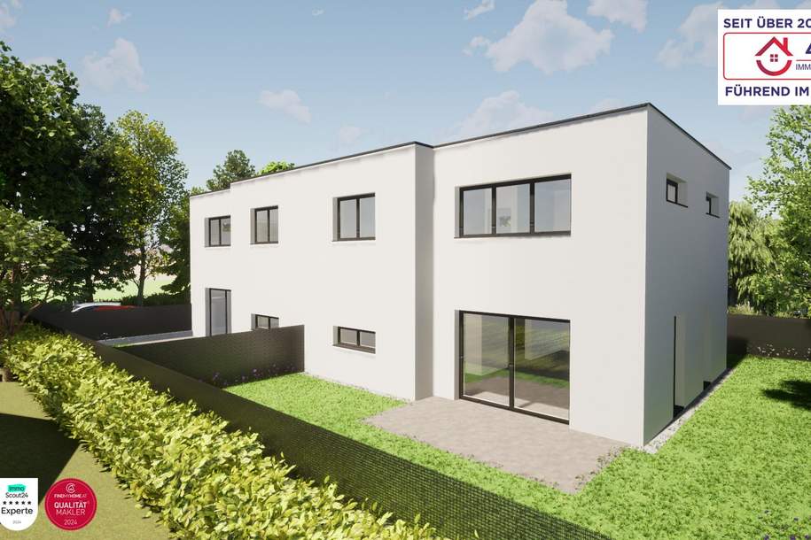 Stilvolles Wohnen am Stadtrand – Ihre Doppelhaushälfte in Gerasdorf bei Wien, Haus-kauf, 410.000,€, 2201 Korneuburg