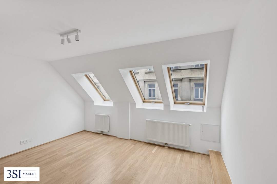 Moderne Dachgeschoss-Maisonette mit Galerie und sonniger Terrasse in Wien-Landstraße