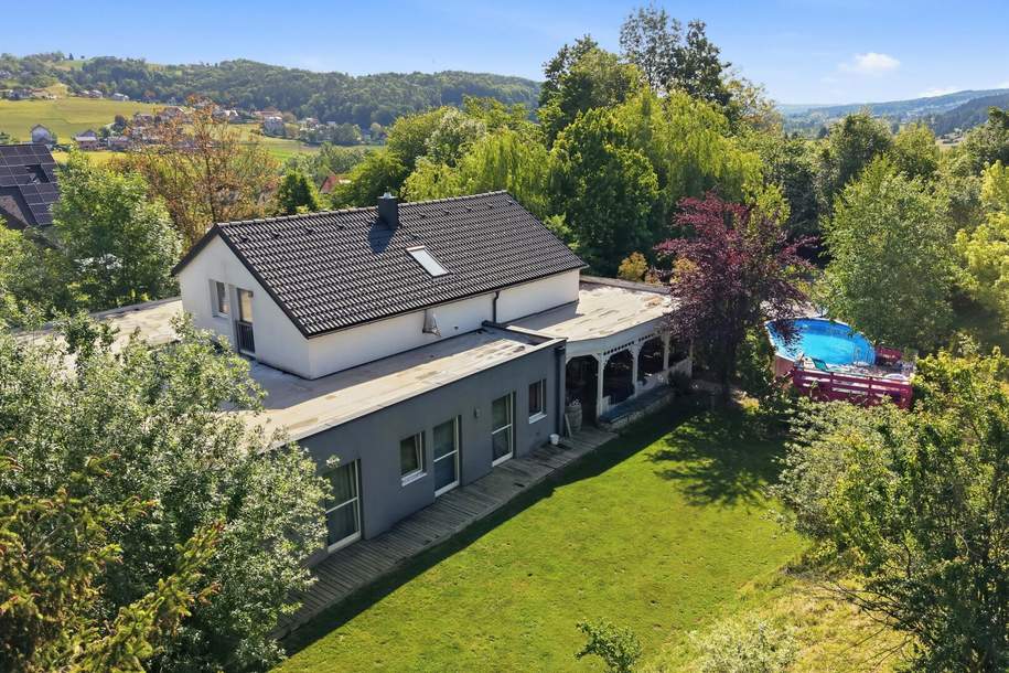 +++ Großzügiges Einfamilienhaus mit Garten, Terrasse & Pool in Eggersdorf bei Graz +++, Haus-kauf, 629.000,€, 8063 Graz-Umgebung