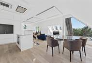 Weitblick: Extravagante Dachgeschosswohnung am Schafberg