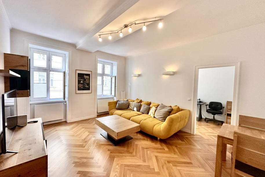 Bestlage 7. Bezirk - Seidengasse ++ Top sanierte 3-Zimmer Altbauwohnung ++ Perfekte Infrastruktur ++ U-Bahn und Mariahilfer Straße sind fußläufig erreichbar!, Wohnung-kauf, 580.000,€, 1070 Wien 7., Neubau