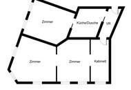 Sanierungsbedürfitg - 4-Zimmer-Altbau in der Neustiftgasse