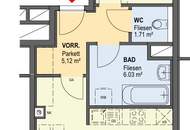 HELLER PARK - erstklassige Neubauwohnung (2 Zimmer mit Loggia) Nähe Klinik Favoriten