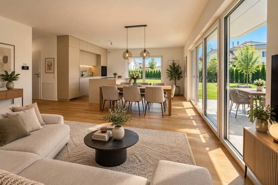 OPEN HOUSE - 20.09. | Bezugsfertiger Erstbezug mit Eigengarten, Photovoltaik & Erdwärmepumpe – Neufelder See vor der Tür, Haus-kauf, 550.000,€, 2491 Eisenstadt-Umgebung