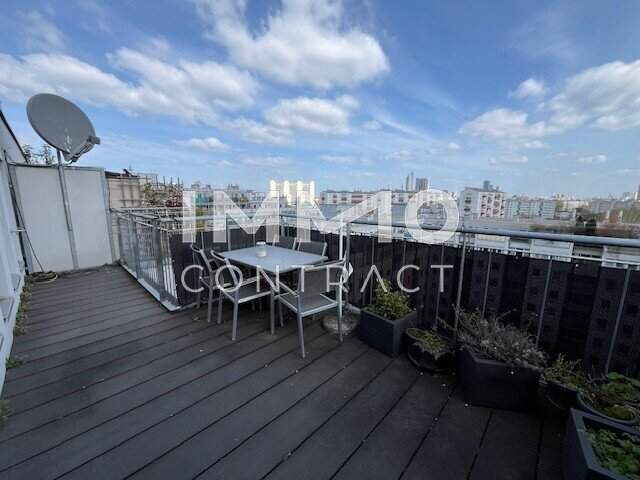 Exklusive Dachgeschoßwohnung 93m² mit 3 Zimmern, 2 Terrassen &amp; Aufzug in 1200 Wien