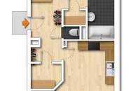 Top gepflegte Familienwohnung in ruhiger Lage mit Gartenblick