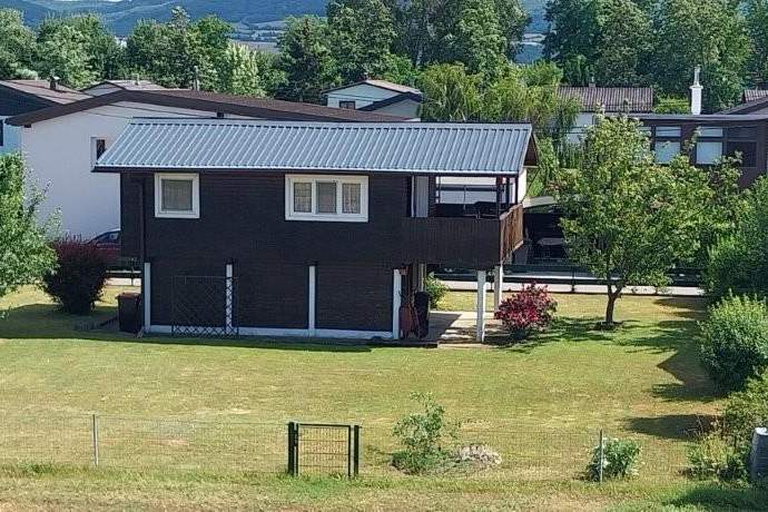 ZWEITWOHNSITZ ODER KLEINES KNUSPERHÄUSCHEN FÜR EIN BIS ZWEI PERSONEN IN SCHÖNSTER GRÜN- UND RUHELAGE IN LANGENLEBARN AN DER DONAU AUF PACHTGRUND, Haus-kauf, 127.000,€, 3430 Tulln