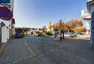 Geschäftshaus beim Hundertwasserbrunnen, Hauptplatz im Zentrum von ZWETTL