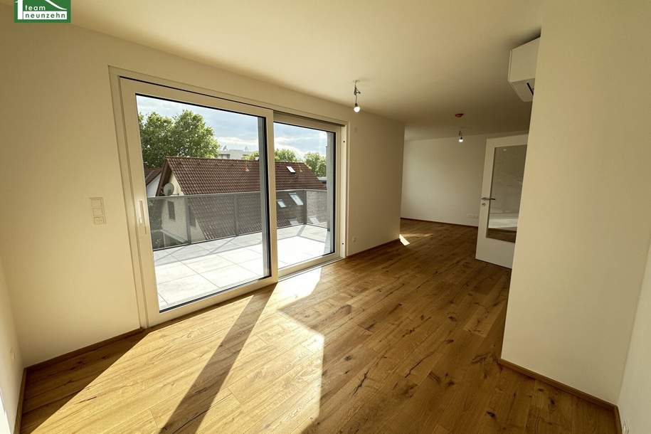 Gotthelf Living - Hochwertige Erstbezugswohnung mit großem Südwest-Balkon und Klima bei der U2 Aspernstraße - PROVISIONSFREI. - WOHNTRAUM, Wohnung-kauf, 439.000,€, 1220 Wien 22., Donaustadt