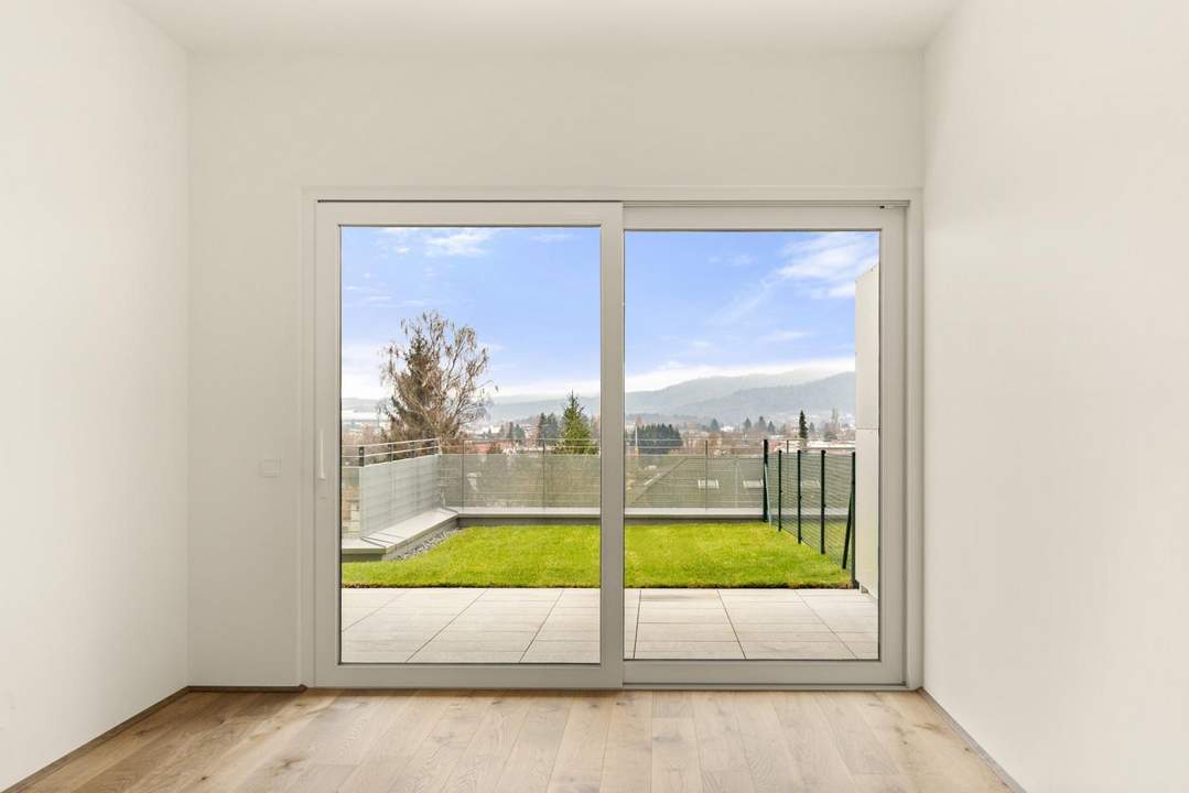 Neuer Preis: Gartenwohnung in Top-Lage in St. Martin - Erstbezug!