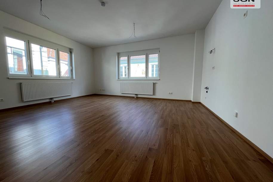 Geförderter Erstbezug:3 Zimmer (Stadt-)Wohnung in Neunkirchen mit 1 PKW-Abstellplatz -"Wohnen mit Chic", Wohnung-miete, 2.321,78,€, 2620 Neunkirchen