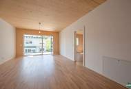 Moderne Wohnhausanlage: Westbalkon, Parkplatz optional