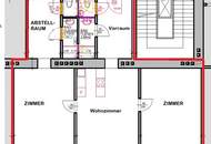 Möblierte 3-Zimmerwohnung im 3. Liftstock