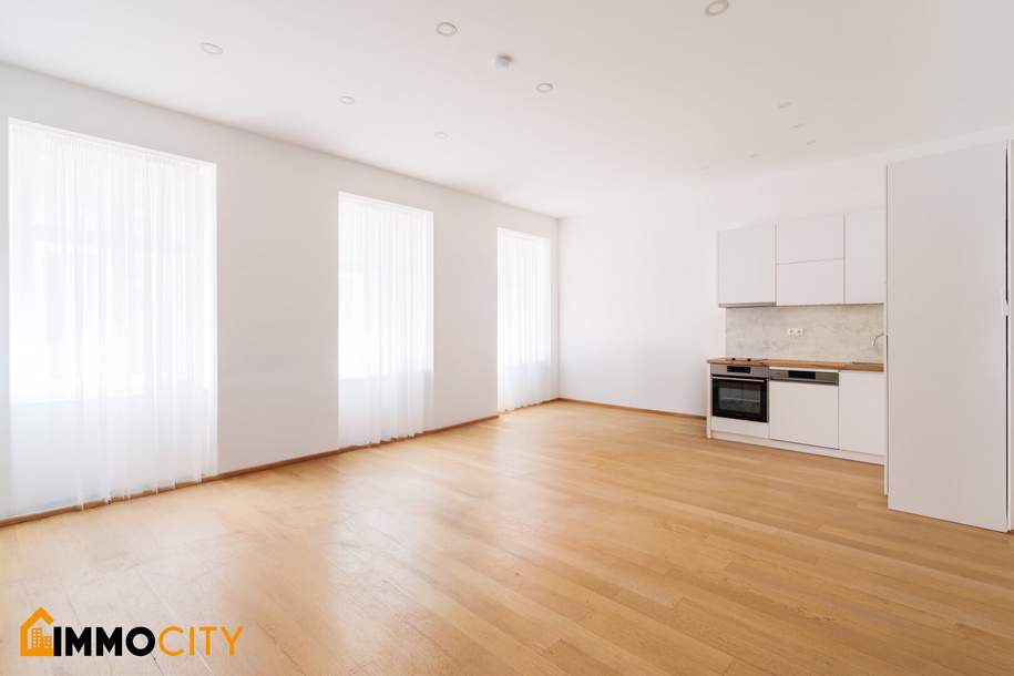 Exklusive 3-Zimmer-Altbauwohnung mit Innenhofbalkon – vollmöbliert nahe Naschmarkt, Wohnung-kauf, 688.000,€, 1050 Wien 5., Margareten