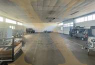 Lagerhalle mit Sektionaltor, Rampe und Erweiterungsoption in Linz zu vermieten!