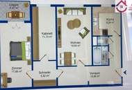 Neubau 3-Zimmerwohnung mit Loggia im 2. Liftstock