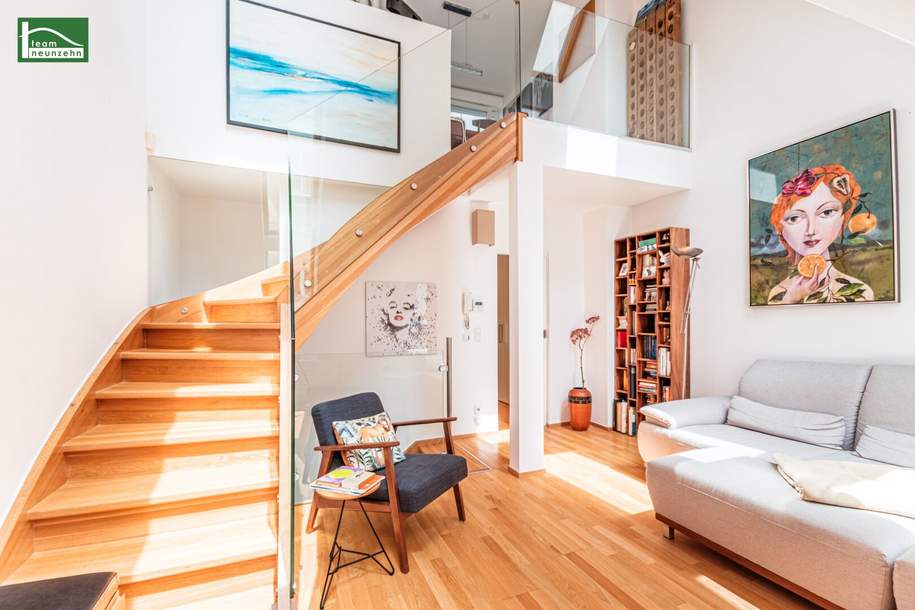 Schmuckstück im Barockhäuschen! Charmante Altbau-Dachgeschoss-Maisonette Nähe Augarten! Neben der U2! Wohngenuss auf 3 Ebenen mit Terrasse!, Wohnung-kauf, 729.000,€, 1020 Wien 2., Leopoldstadt