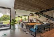 Neubau Ski amadé, am Grünland mit Panoramablick auf die Alpen