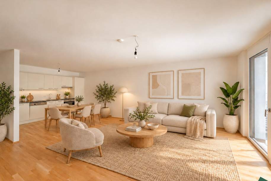 Familientraum: Wunderschöne 3-Zimmer-Gartenwohnung nahe der Donau, Wohnung-miete, 1.649,00,€, 1200 Wien 20., Brigittenau
