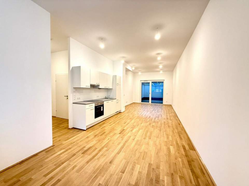 Wunderbare, moderne 1-Zimmer-Wohnung mit Loggia – Erstbezug in guter Lage des 12. Bezirks!