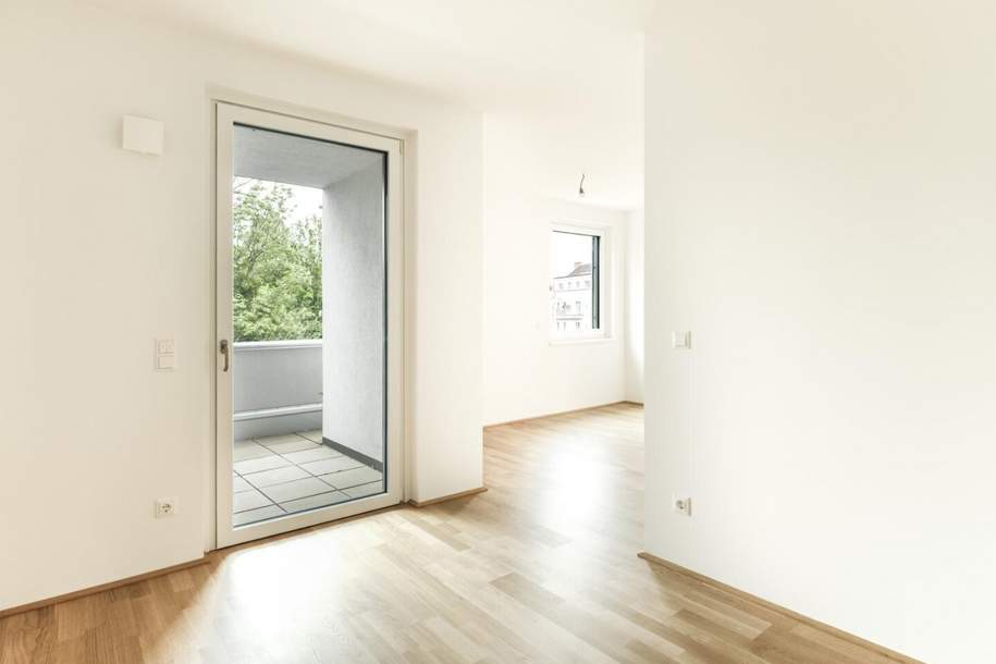 Erstbezug! Hübsche 2-Zimmer-Balkonwohnung inkl. Parkplatz zu vermieten!, Wohnung-miete, 890,00,€, 1130 Wien 13., Hietzing