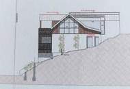 SÜDHANGLAGE AM WIENERWALD - baugenehmigtes Wohnprojekt mit traumhaftem Wienblick - mittleres Haus