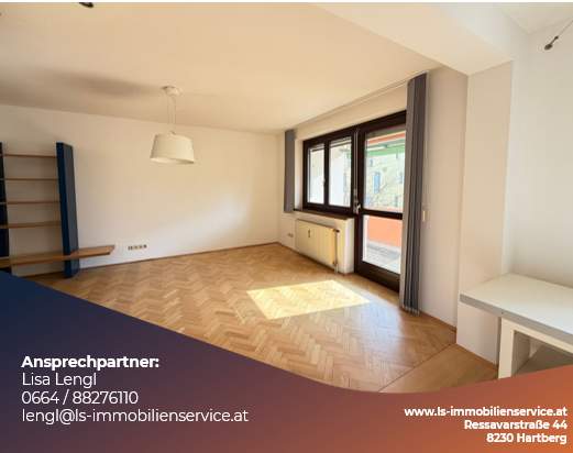 Attraktive 2-Zimmer-Wohnung mit Balkon und Tiefgaragenplatz in ruhiger Wohnlage in Fürstenfeld !