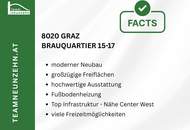 Hochwertige 2-Zimmer-Wohnung im Grazer Bezirk Puntigam - Wohnen im Brauquartier!