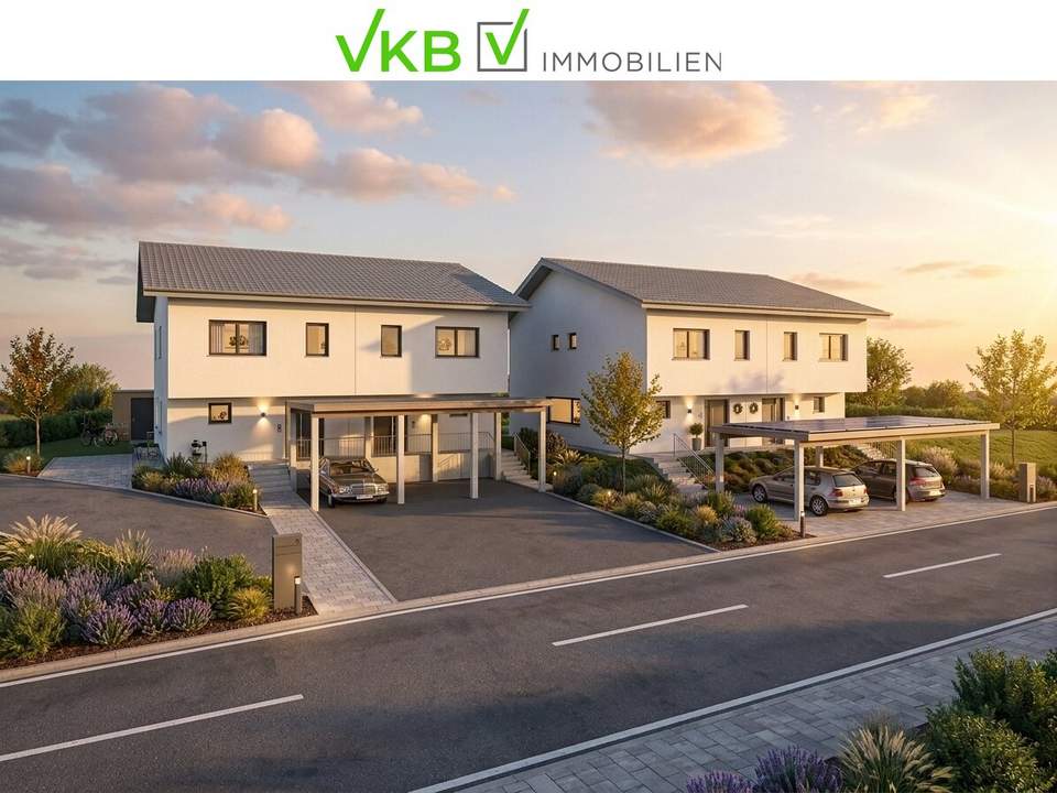 Moderne Neubau-Doppelhaushälfte in ruhiger Naturlage – Ihr neues Zuhause für Ihre Familie in Umsetzung - Baubeginn bereits erfolgt!