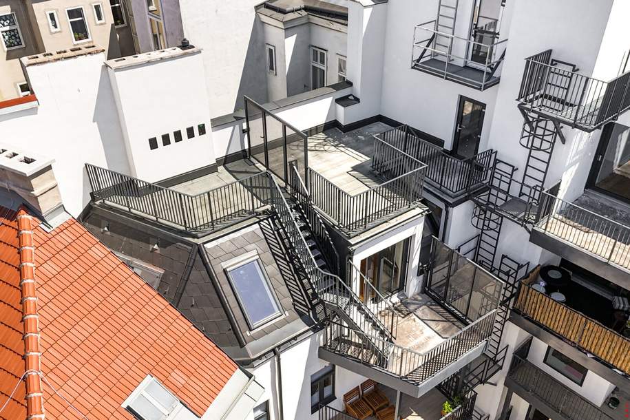 2 ZIMMER NEUBAUWOHNUNG MIT CA. 20 m² DACHTERRASSE II ERSTBEZUG II NÄHE SIEBENBRUNNENPLATZ II HÖGELMÜLLERGASSE 12, Wohnung-kauf, 398.000,€, 1050 Wien 5., Margareten