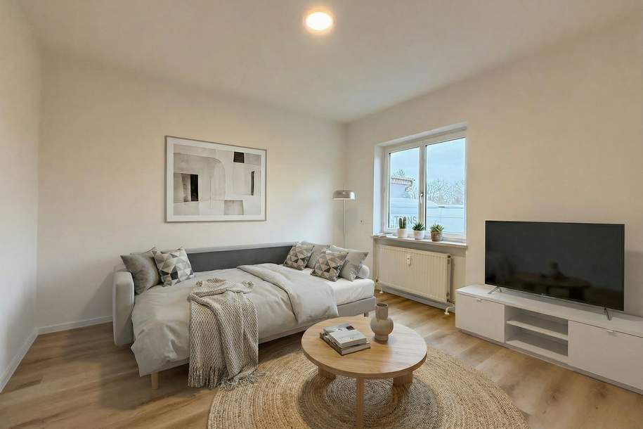Wohnen im Linzer Umland: 1-Zimmer-Wohnung in Asten!, Wohnung-miete, 532,00,€, 4481 Linz-Land