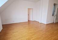 VIKTORGASSE, FERNBLICK, 84 m2 Dachgeschoß mit 30 m2 Terrasse, 2 Zimmer, Wohnküche, 2 Bäder, Parketten, U1-Nähe