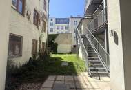 3 Zimmer Altbauwohnung im EG + 1 Terrasse ca. 8,50 m² (mit Gartenblick) in der Storchengasse - nur ca. 3 - 4 Gehminuten zur U-Bahn U4 & U6