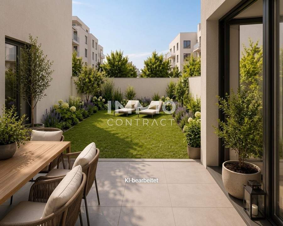 Exklusive Gartenwohnung – 3-Zimmer-Erstbezug mit Eigengarten, Terrasse & Loggia - Nähe Schönbrunn