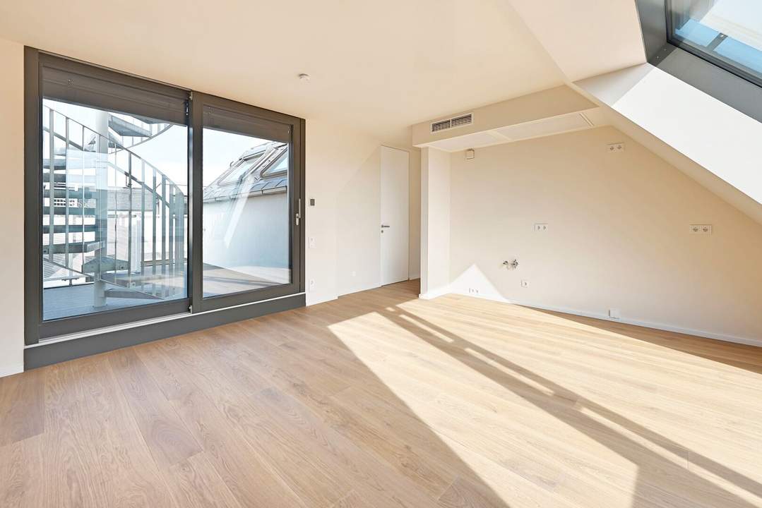 ESSENZ NO. 1 - Die neue Avantgarde des Wohnens - Traumhafte 3-Zimmer-Wohnung mit Dachterrasse