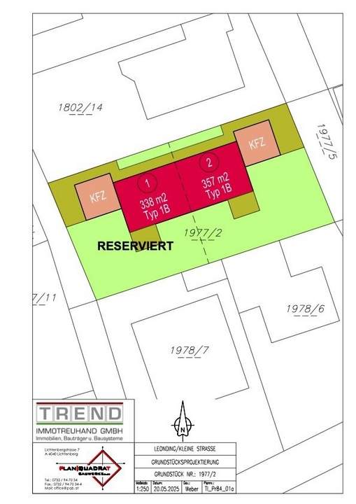 BAUSTART FIXIERT - DOPPELGLÜCK in Leonding - MODERNE DOPPELHAUSHÄLFTEN in bevorzugter Lage - MUSTERHAUS VORHANDEN