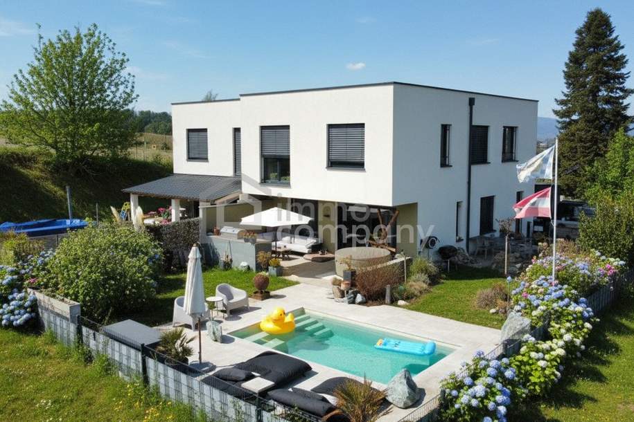 Doppelhaushälfte in Alleinlage mit unverbaubarer Aussicht, Haus-kauf, 619.000,€, 4490 Linz-Land