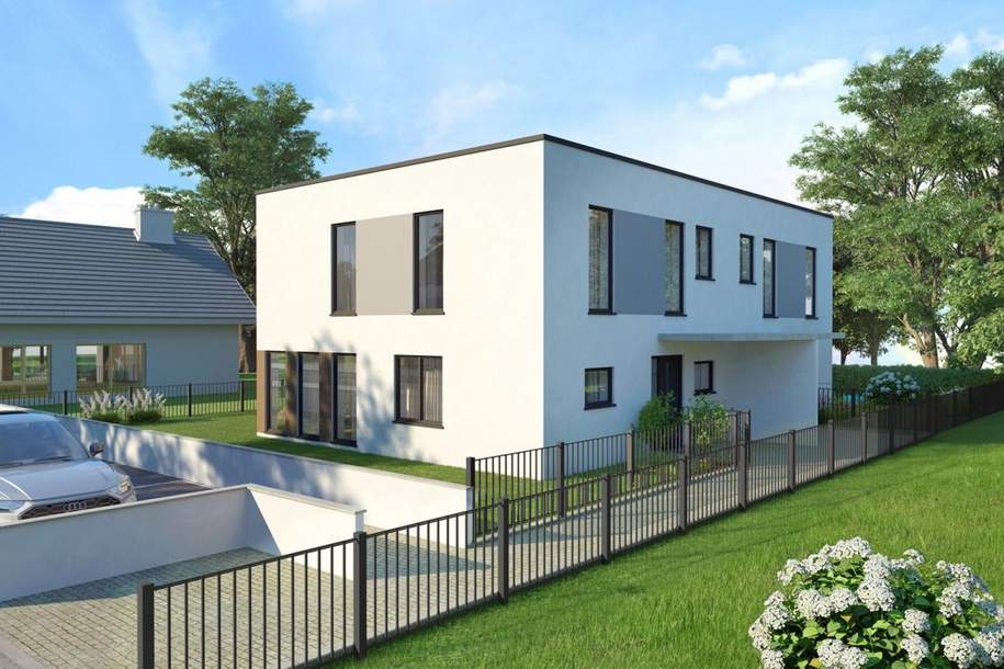 ++ NEUES DOPPELHAUSPROJEKT ++ Baubeginn in Kürze, Haus-kauf, 590.000,€, 2201 Korneuburg