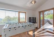 Stadtnahe High-End Villa mit unverbaubarem Naturblick & Infinity-Pool!