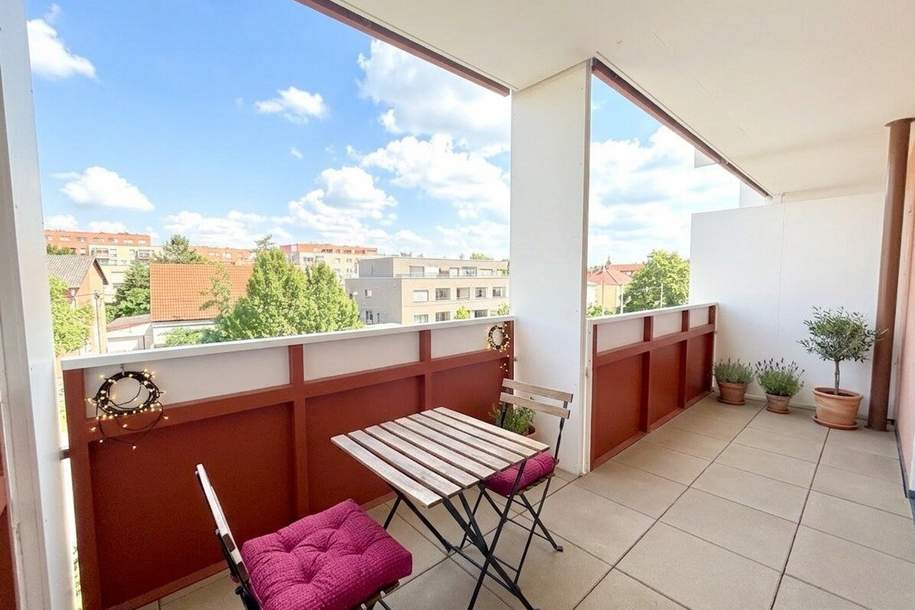 ALL-INCLUSIVE-LIVING | Moderner Wohnung mit großzügigem Balkon | Nähe U2 | Badeteich Hirschstetten, Wohnung-miete, 1.100,00,€, 1220 Wien 22., Donaustadt