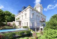 Herrschaftliche Wohnung in historischer Villa | über 440m² Garten & möglicher Infinity Pool | ca. 4,40 m Raumhöhe | sanierungsbedürftig | U-Bahnnähe