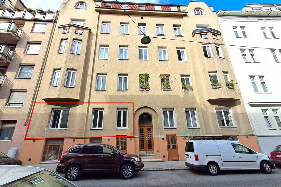 3-Zimmer-Altbauwohnung nahe Penzinger Bahnhof & Schönbrunn, Wohnung-kauf, 280.000,€, 1140 Wien 14., Penzing