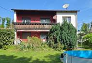Schönes Einfamilienhaus mit sonnigem Garten, Pool, Garage und Carport sowie Hobby-Werkstatt in 4030 Linz