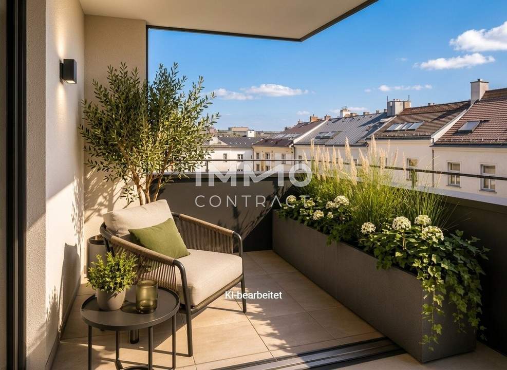 EXKLUSIVER - NEUBAU- ERSTBEZUG NAHE SCHÖNBRUNN - 2 Zimmerwohnung mit Balkon & Loggia