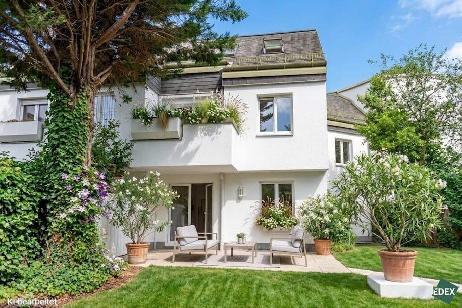 Exklusiv saniertes Reihenhaus in bester Döblinger Wohnlage mit 5 Schlafzimmern und schönem Garten, Haus-kauf, 2.250.000,€, 1190 Wien 19., Döbling