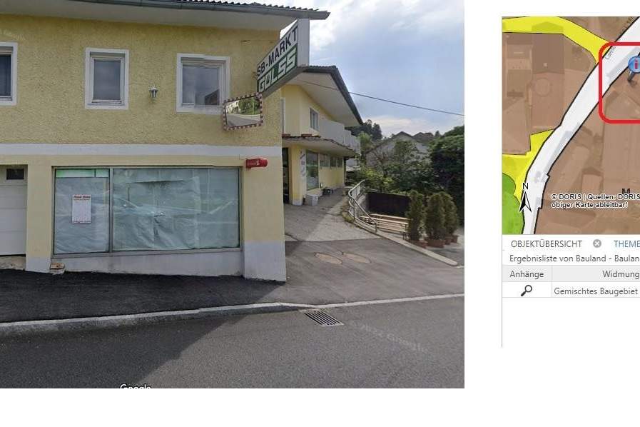 Zentrum St.. Leondhard M Widmung mit Altbestand- leerstehendes Gewerbeobjekt plus Wohnhaus und Trafik, Gewerbeobjekt-kauf, 135.000,€, 4294 Freistadt