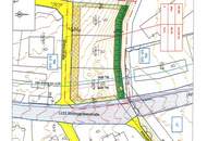Aufgeschlossenes, 1.069m² Baugrundstück in zentraler Lage