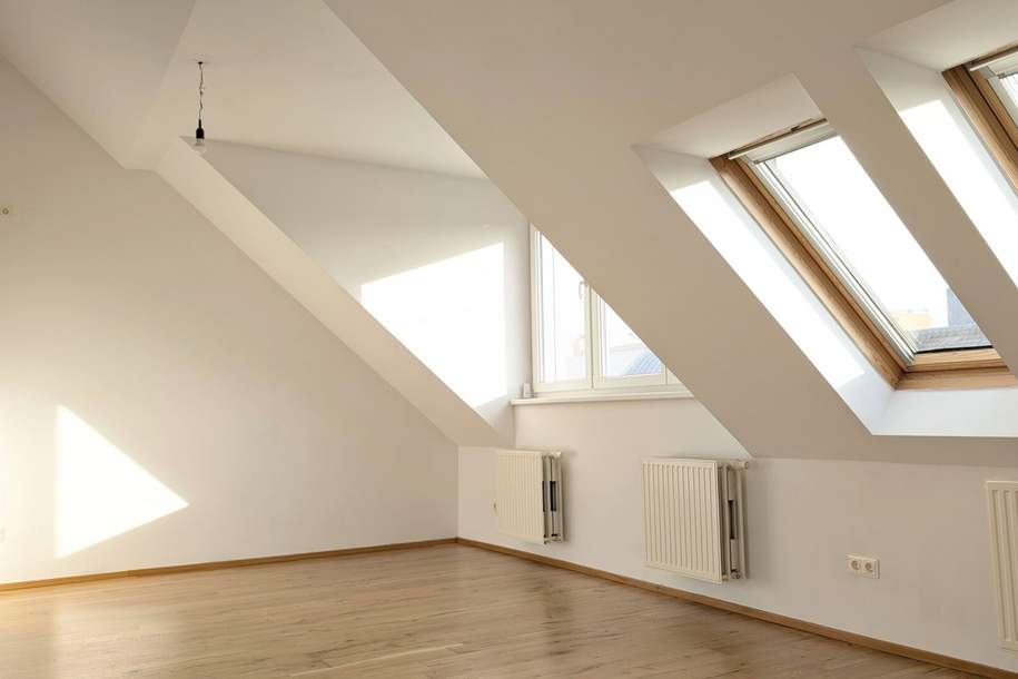 Charmante Dachgeschoß-Garconniere – ca. 45 m² | Brigittenau, Nähe Donaukanal, Wohnung-miete, 747,00,€, 1200 Wien 20., Brigittenau