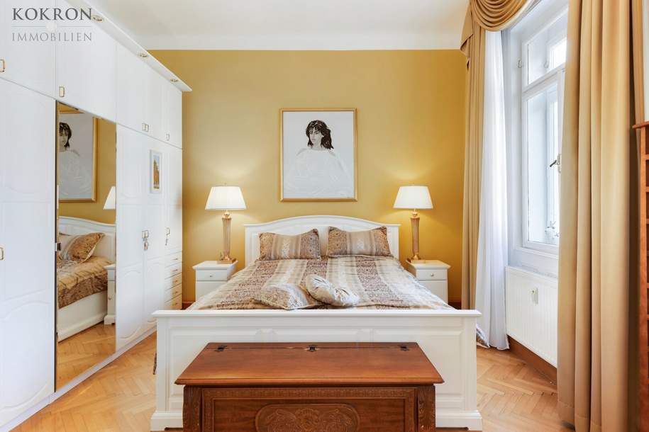 Repräsentative Altbau-Residenz im Herzen Hietzings - mit 2 Balkonen und Gartennutzung, Wohnung-kauf, 1.499.000,€, 1130 Wien 13., Hietzing
